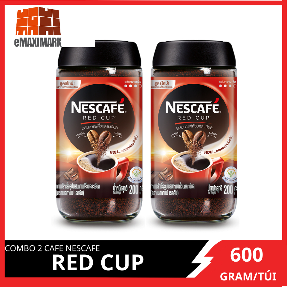 Combo 2 cà phê nescafe red cup 200g