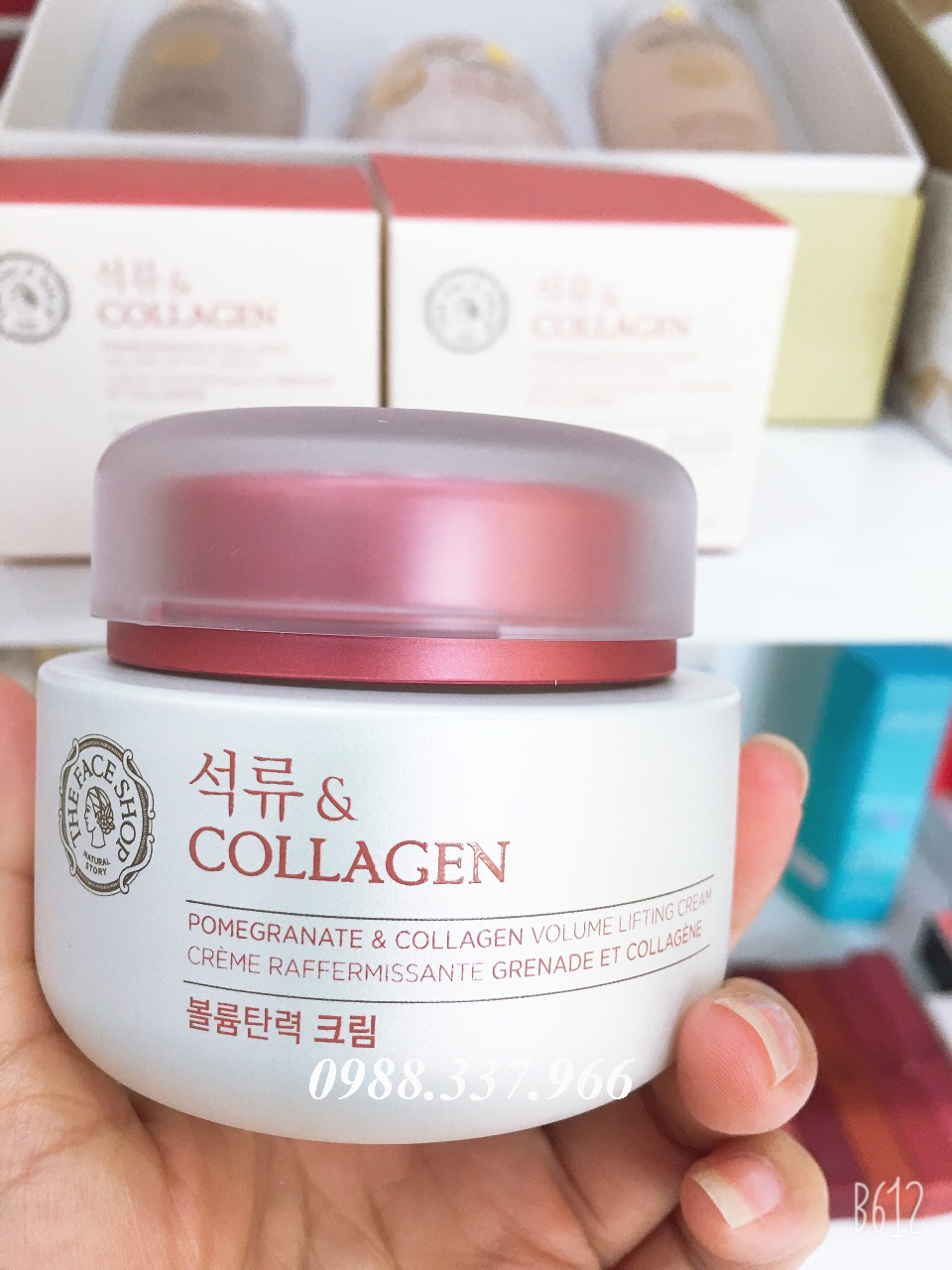 Kem dưỡng da The Face Shop POMEGRANATE AND COLLAGEN VOLUME LIFTING CREAM