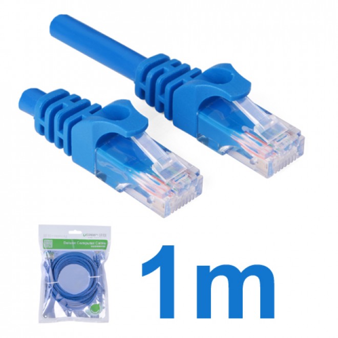 Dây mạng bấm sẵn 2 đầu cat6 utp patch cords nw102 11201 - xanh