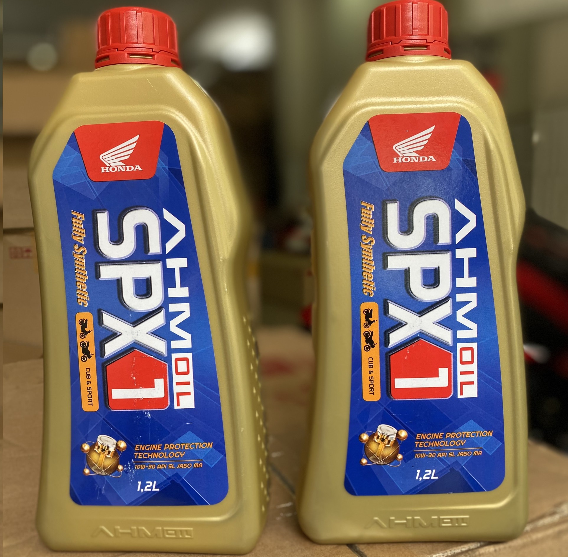 Nhot Honda AHM OIL-SPX1 tổng hợp 100%, nhớt xe máy Winner Honda full tổng hợp dùng chung các loại xe 4T--