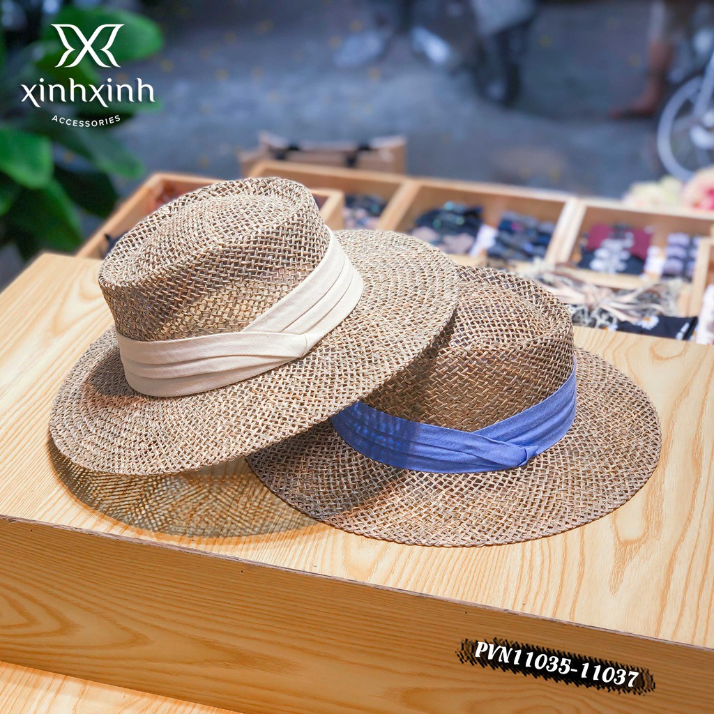 Mũ cói thưa cao cấp Gaucho Panama thời trang đi biển mùa hè cho bạn gái