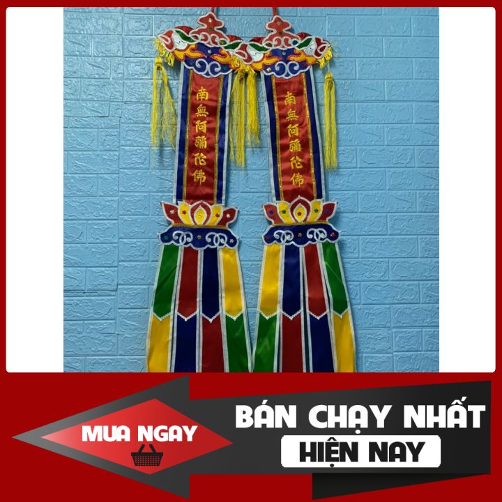 Phướn , tràng phan kép, thêu 2 mặt vải đẹp đủ kích thước. tràng phan bảo cái siêu đẹp siêu bền