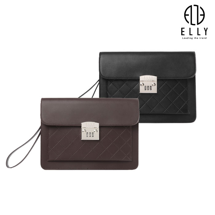 TÚI CLUTCH NAM DA THẬT ELLY HOMME – ECM10
