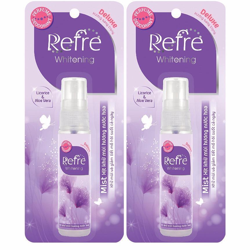 2 Xịt Khử Mùi Rohto Refre (30ml) - Hương sang trọng