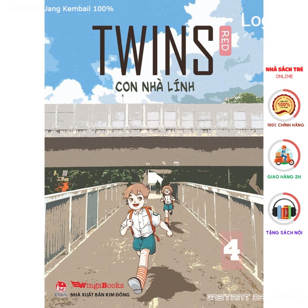 Truyện tranh twins - con nhà lính lẻ tập 1 2 3 4 - nxb kim đồng - tập 3