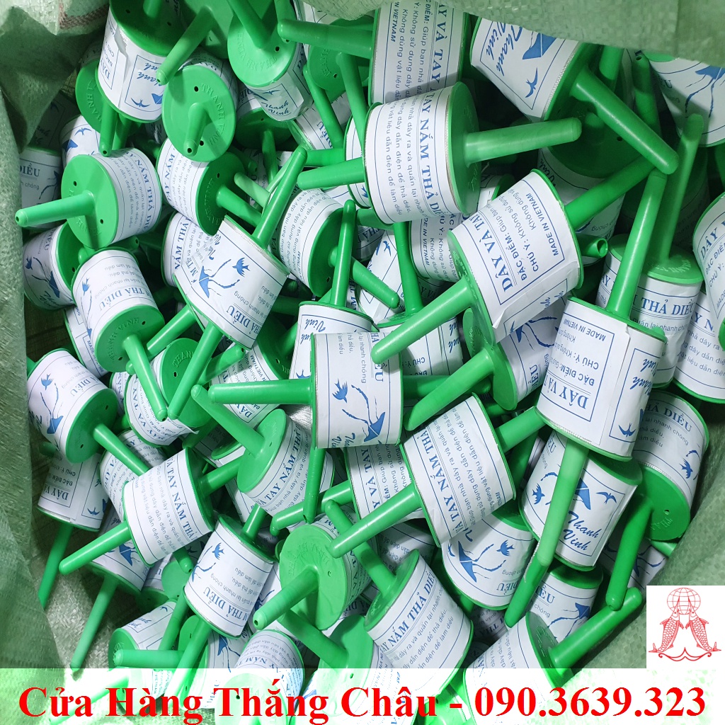 Tay cầm thả diều - vỏ nhựa abs siêu bền, thả diều êm tay