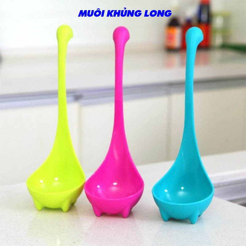 Muôi múc canh hình khủng long - muỗng múc canh dễ thương