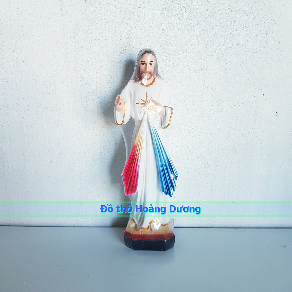 Tượng Lòng Chúa Thương Xót cao 15cm - Tượng để bàn, Ôtô - Quà tặng Công giáo