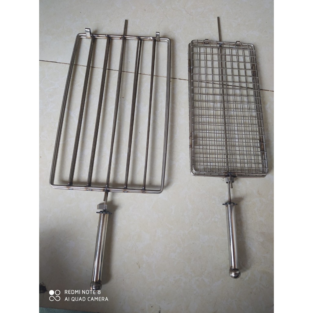 Vỉ nướng inox cho máy quay thịt tự động
