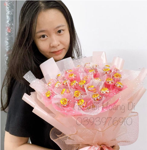 Giá shock 🍭🍭🍭Hoa kẹo mút cực dễ thương