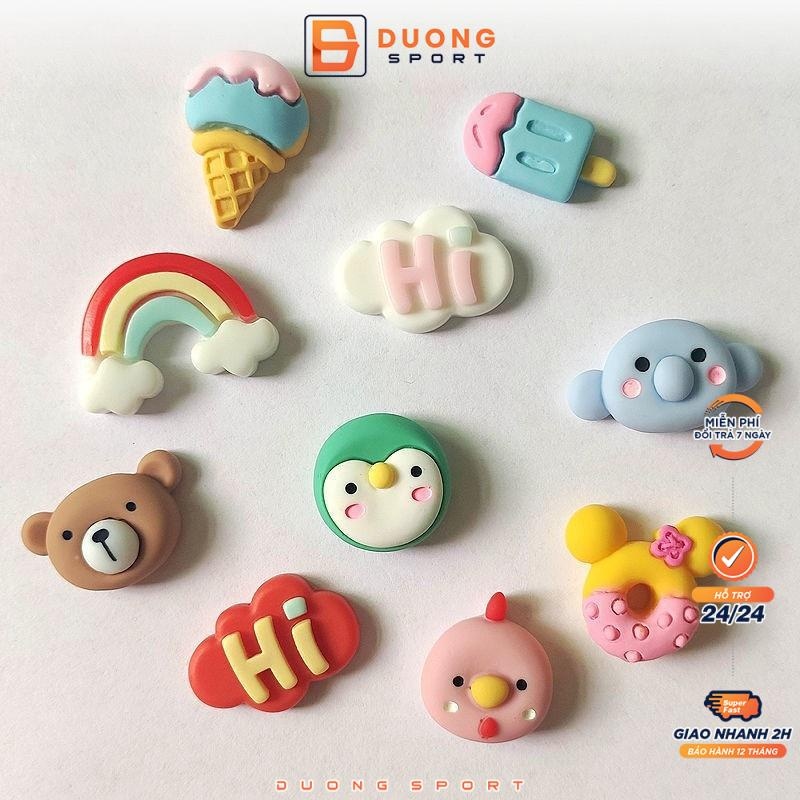 ♣✹ Sticker Dán 3D Trang Trí Bình Nước Dễ Thương