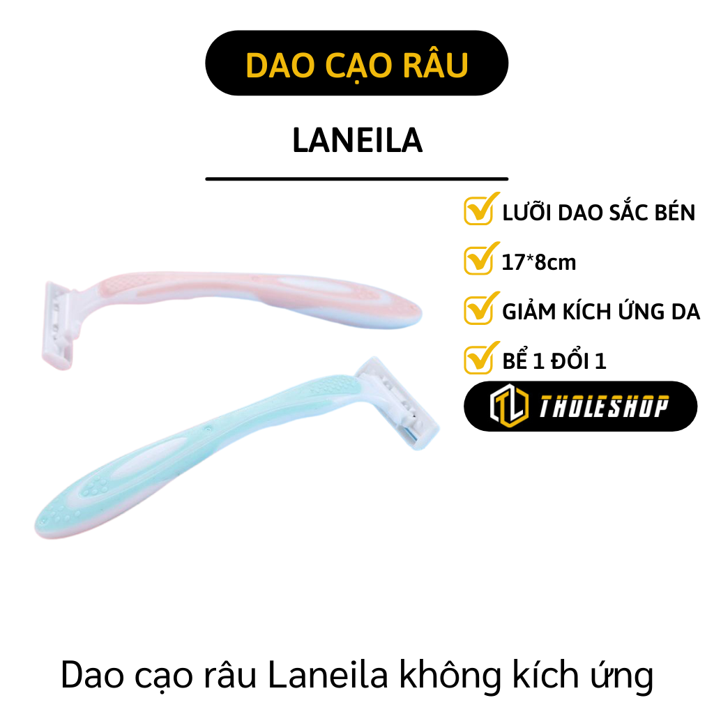 Dao cạo râu dành cho nữ Laneila - Dao cạo lông nách, dao cạo lông body - Dao cạo lông cho nữ - Dụng cụ cạo lông