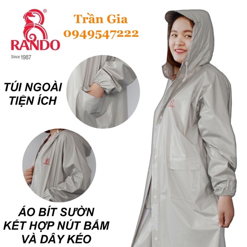 ◊►✽ ÁO MƯA DÂY KÉO BOSUR RANDO