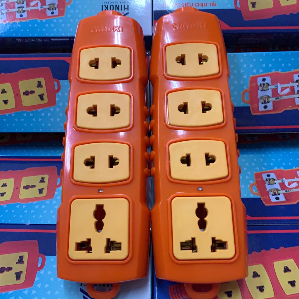 Ổ CẮM ĐIỆN CHỊU TẢI HINOKI, Ổ CẮM LỎI SỨ CHÔNG CHÁY 6000w,Thiết kế có lò xo tăng lực kép,Lõi sứ chịu nhiệt cao,Cực đồng đúc.Vỏ làm bằng nhựa cao cấp chống vỡ