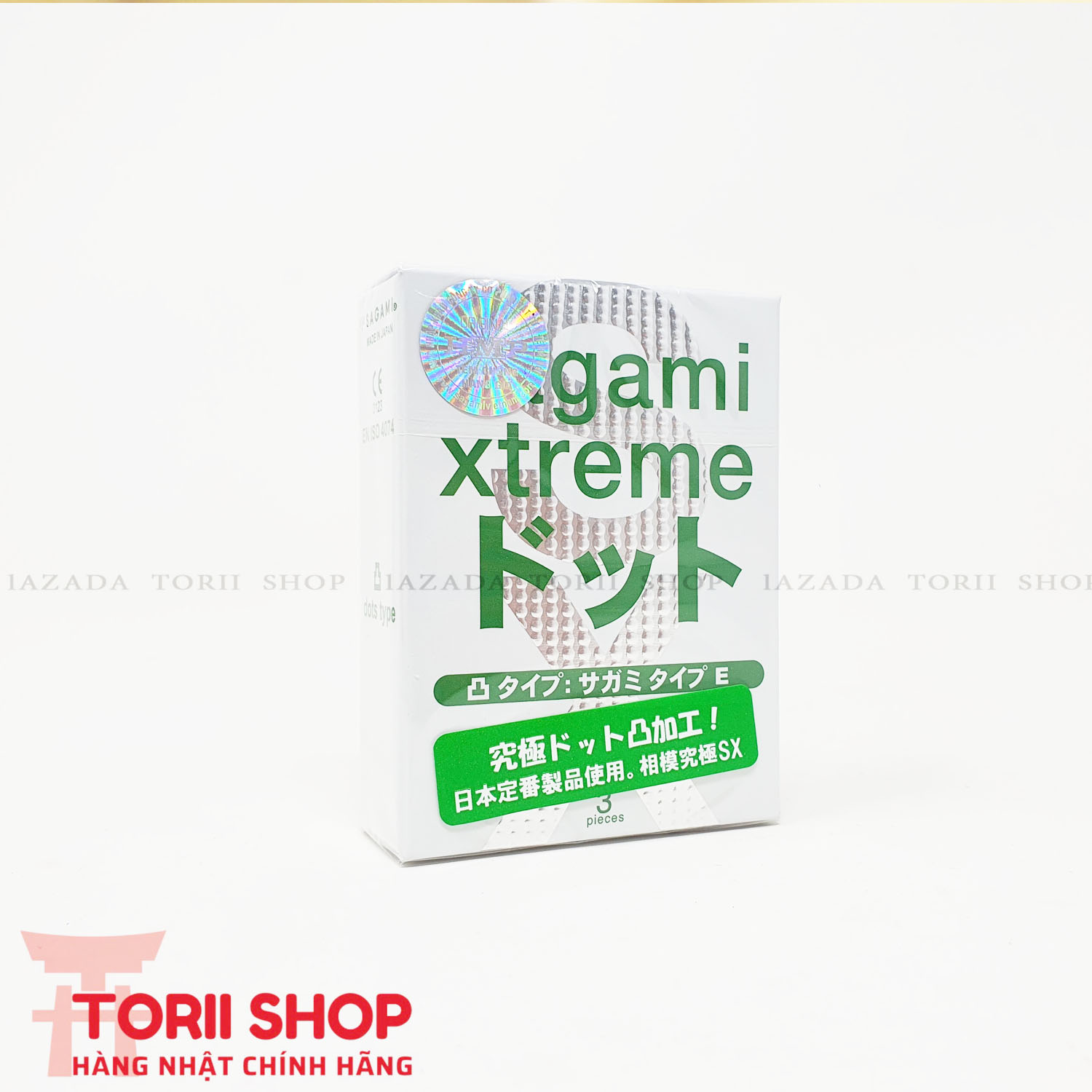 [Chính Hãng] Bao cao su Sagami Xtreme Whilte hộp 3 chiếc Nhật Bản | Bao cao su có gân gai, siêu mỏng