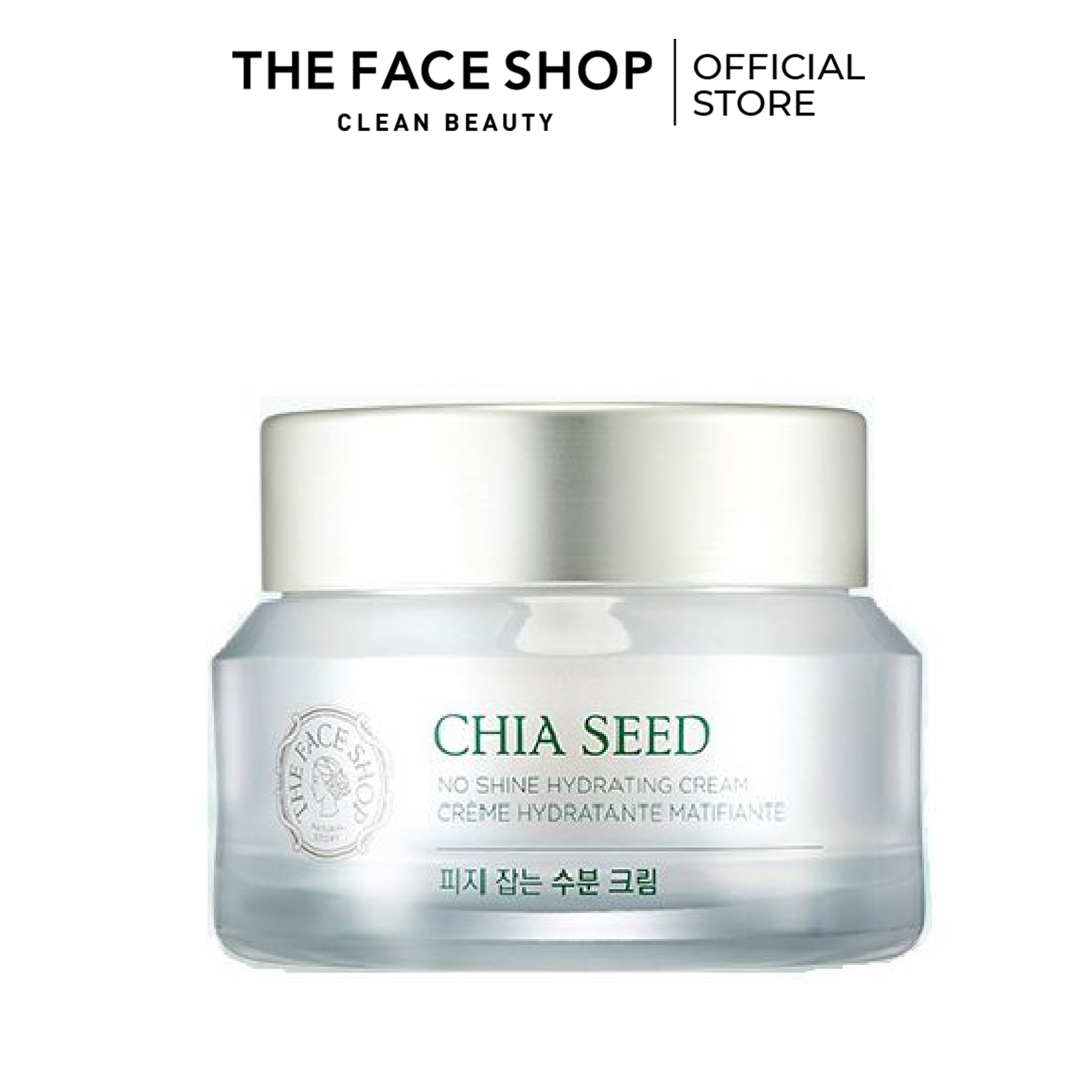 Kem Dưỡng Ẩm Kiểm Soát Nhờn THEFACESHOP Chia Seed No Shine Hydrating Cream