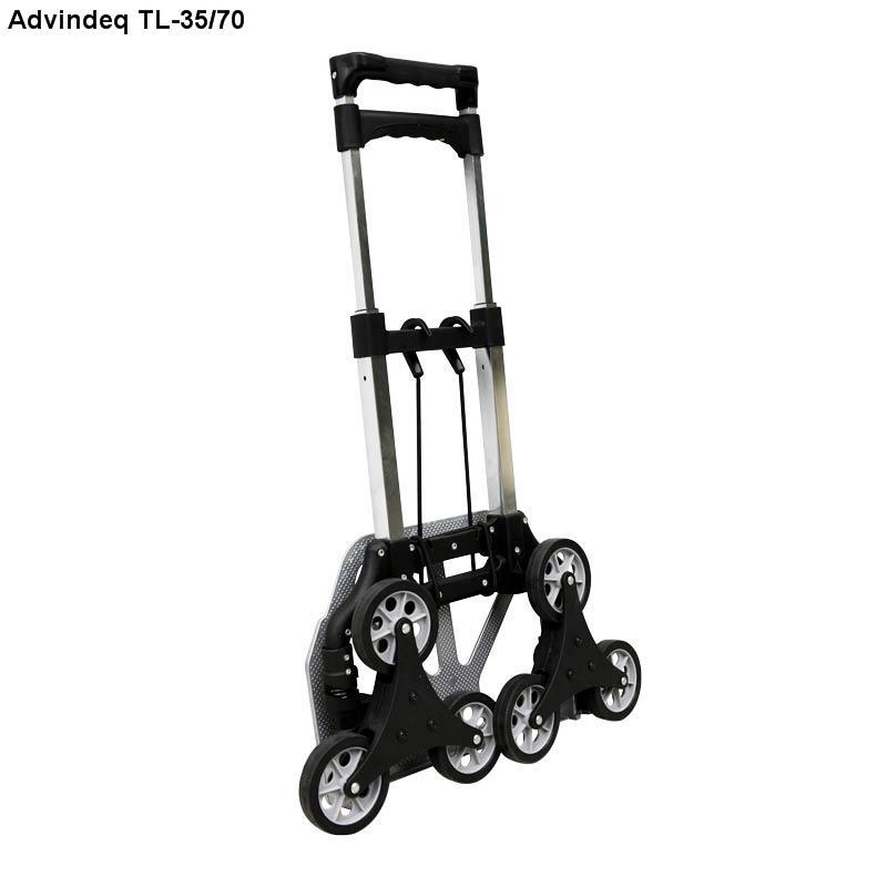 Xe kéo đẩy leo cầu thang 6 bánh rút gọn advindeq tl-35/70