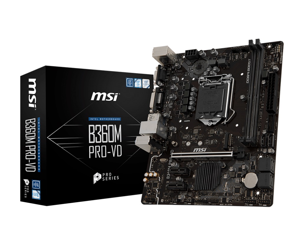 Main msi b360m pro-vd - đã qua sử dụng