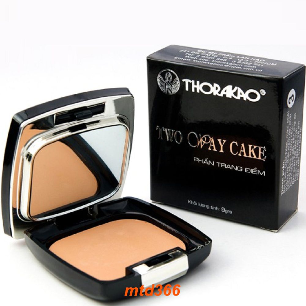 Phấn trang điểm số 03 tông da nâu thorakao two way cake 9g