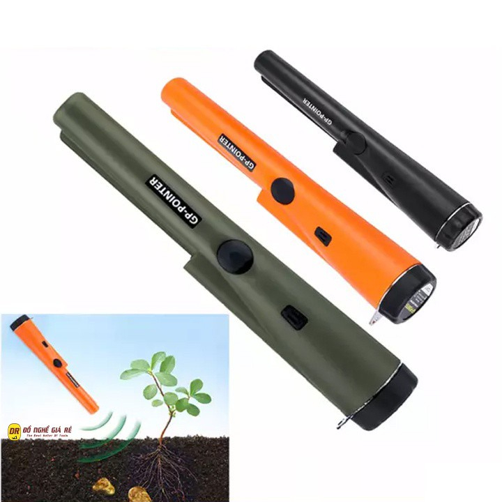 Máy dò kim loại cầm tay cảm biến điện tử rung báo động an ninh dùng pin tiện lợi