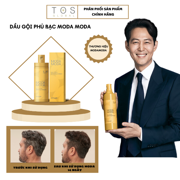 Dầu gội MODAMODA Pro-change Darkening Shampoo chuyên dùng cho tóc bạc sớm