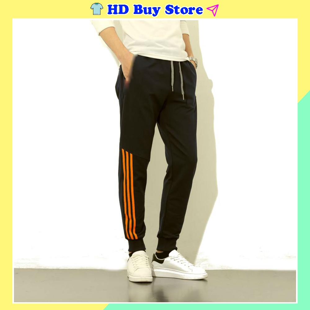 Quần Jogger Nam Phong Cách Thể Thao Phối 3 Vạch Dọc - quần jogger - quần thun dài - quần dài nam - quần thể thao - quần thể dục - quần chạy bộ