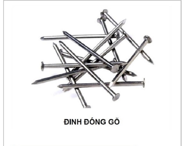 Combo 5 đinh treo tường, đinh thép đóng tường