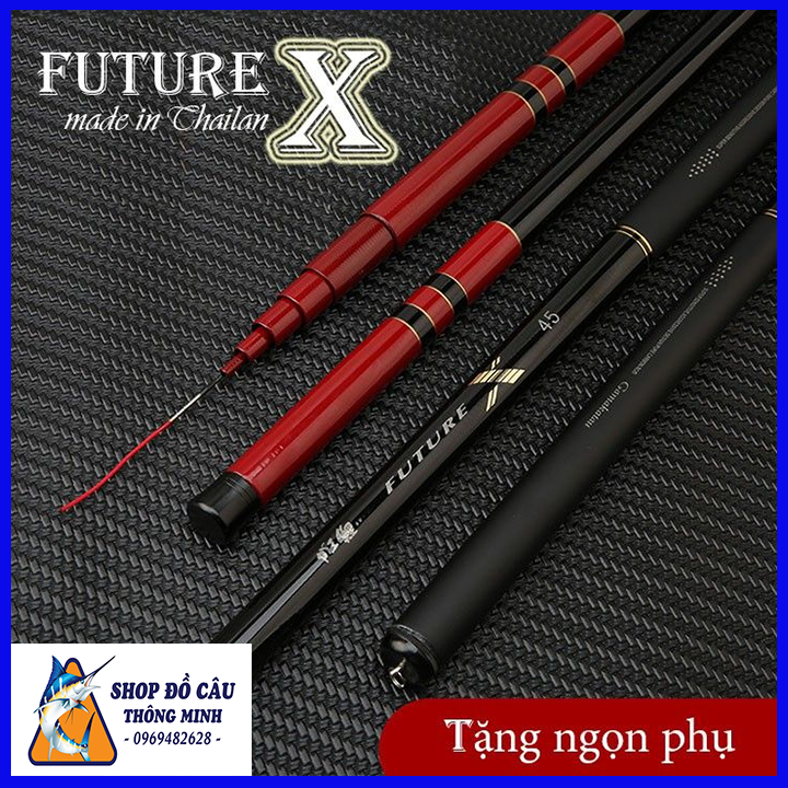 Cần Câu Tay Carbon 5H Future X - Cần Câu Tay Carbon, Cần Câu Đơn, Cần Câu Đài, Carbon Coắn made in ThaiLan