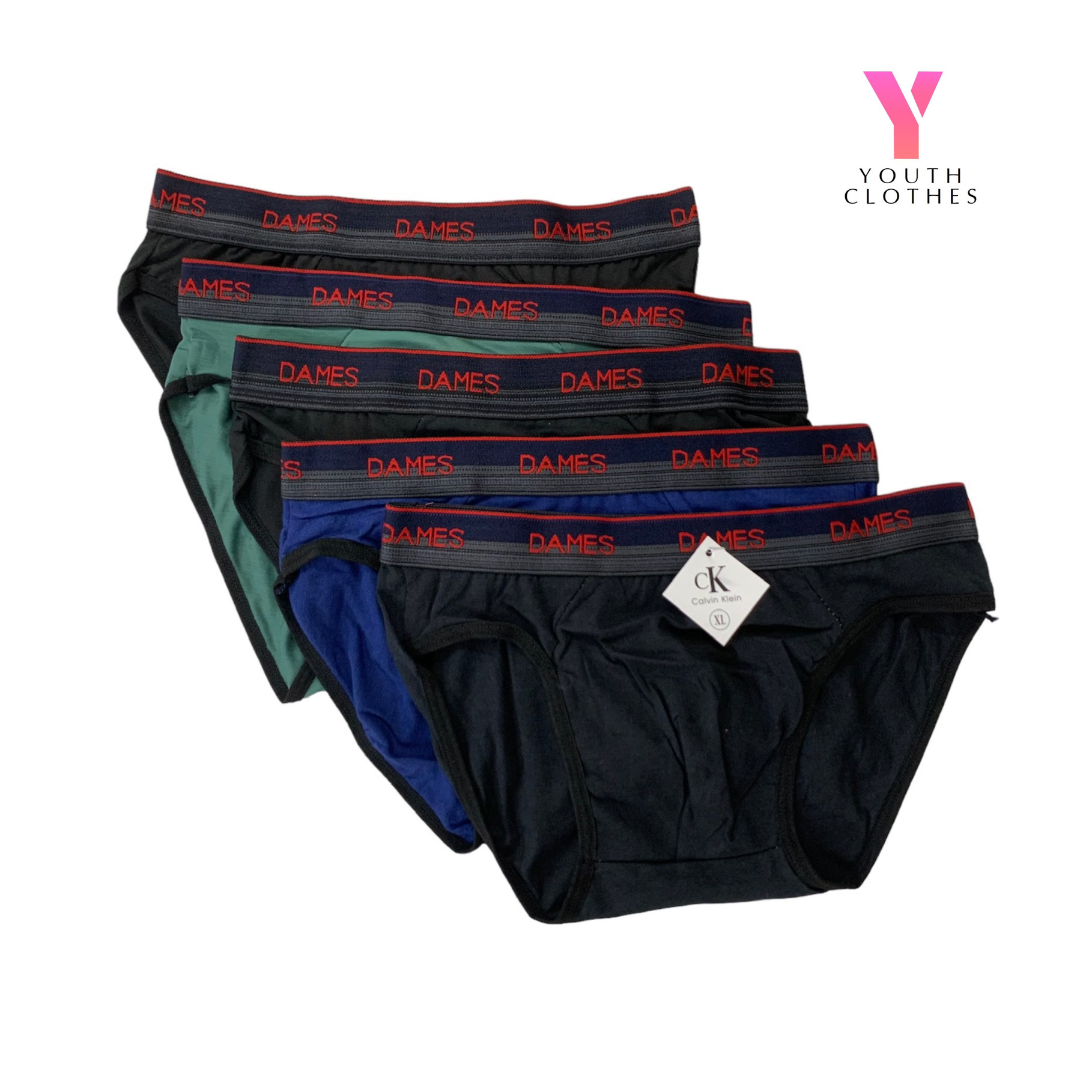 Combo 5 quần sịp chéo nam, quần lót tam giác, sịp tam giác cotton co giãn 4 chiều, mềm mại thấm hút mồ hôi