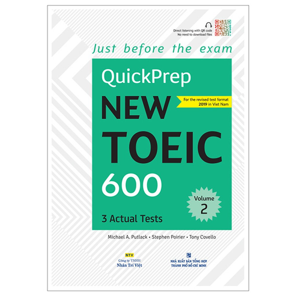 NS Minh Tâm - Sách - Quickprep New Toeic 600 Volume 2 (Kèm 1 Đĩa Mp3)
