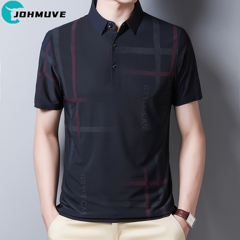 Hàng Mới Về Áo Thun Nam Thời Trang, Áo Sơ Mi Công Sở Thường Ngày Tay Ngắn, Áo Phông Quần Áo Cotton Áo Mùa Hè