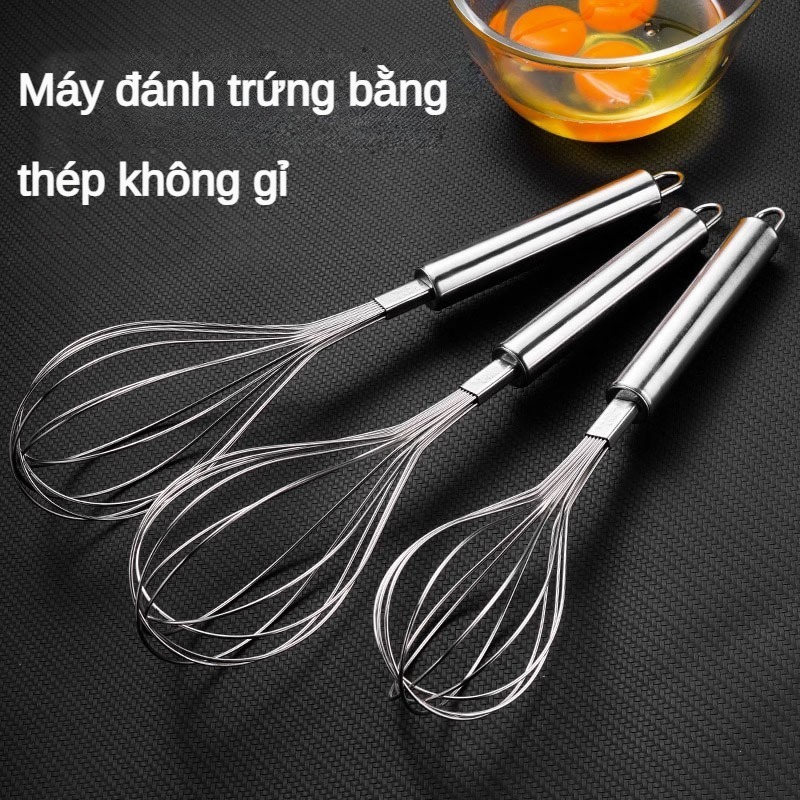 Bánh trứng làm bằng thép không gỉ, kem beater bằng tay, bia trứng nhà bếp, máy trộn bơ trắng trứng, tiệm bánh nhỏ để sử dụng gia đình