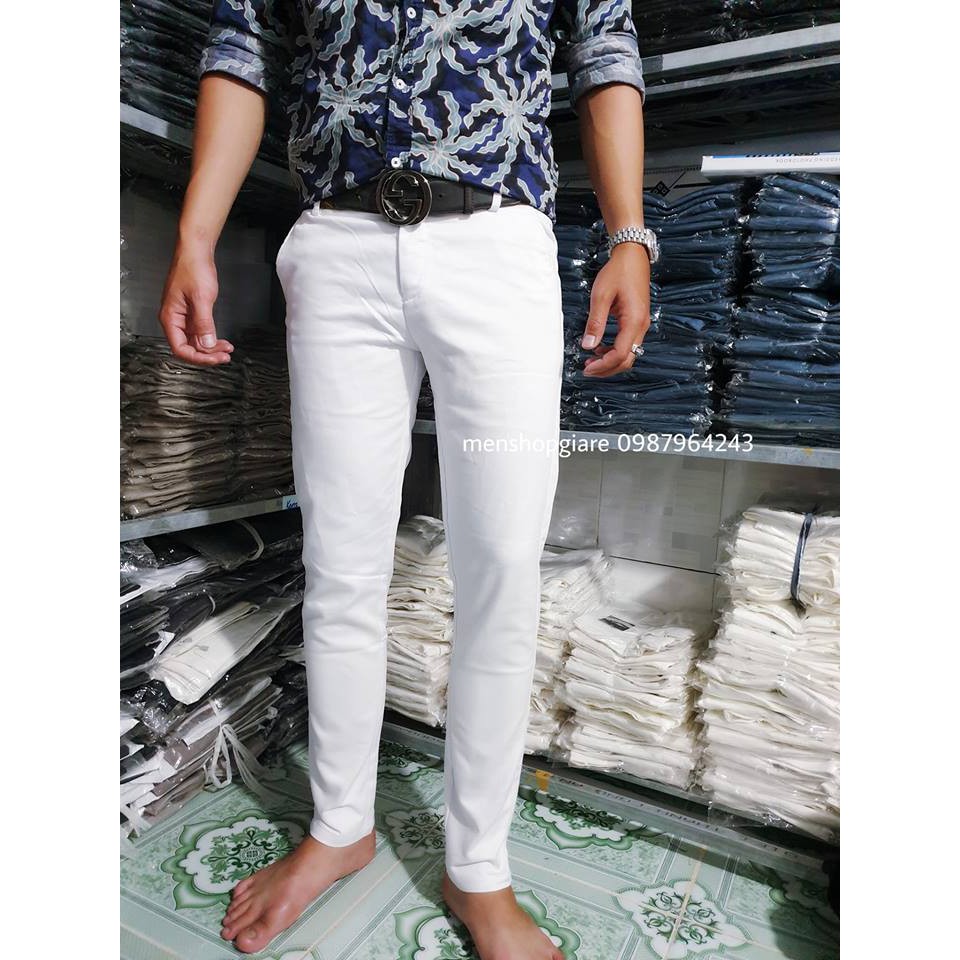 [HCM]KAKI ÂU HÀN QUỐC - MÀU TRẮNG TINH