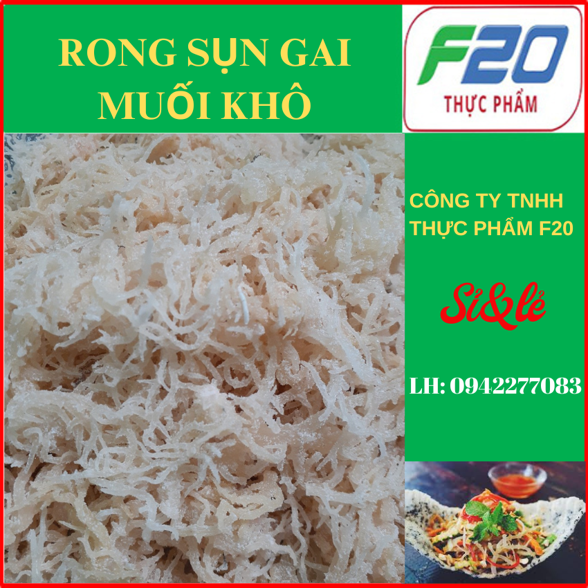 Rong Biển Làm Gỏi 200g - Rong Sụn Gai Muối Khô - Rong Biển Ăn Liền Làm Gỏi