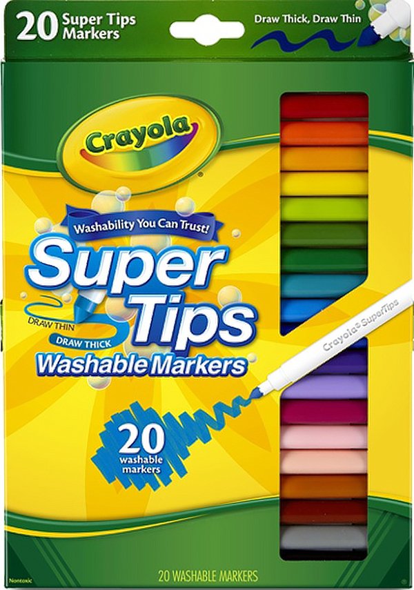 Bộ Bút Lông 20 Màu Cao Cấp CRAYOLA