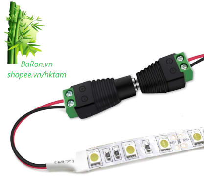 Cặp đầu nối nguồn DC nối nhanh cho đèn led, động cơ nối dây không cần hàn