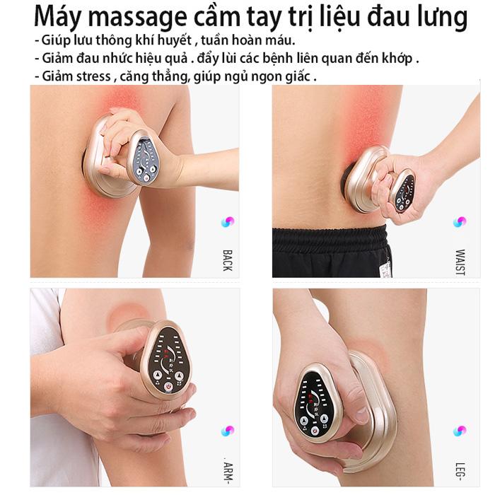 Máy massage cầm tay trị liệu đau lưng ,máy masage toàn thân , máy massage làm thon cơ thể , tặng phiếu bảo hành 1 năm toàn quốc