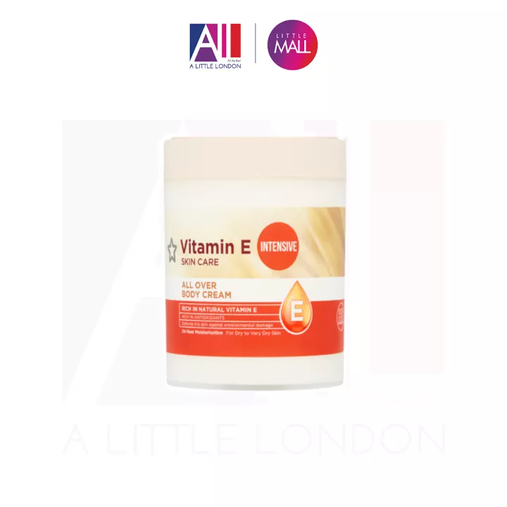 Dưỡng thể Superdrug Vitamin E Body Cream Intense 475ml (Bill Anh)