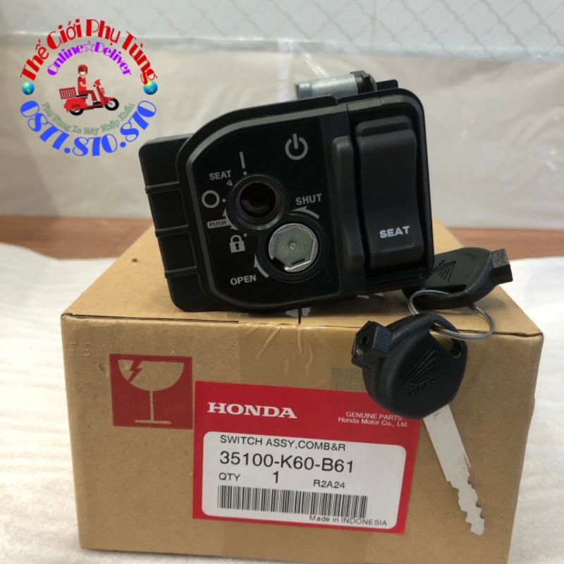 Ổ khóa máy vario, click 125 - 35100-k60-b61