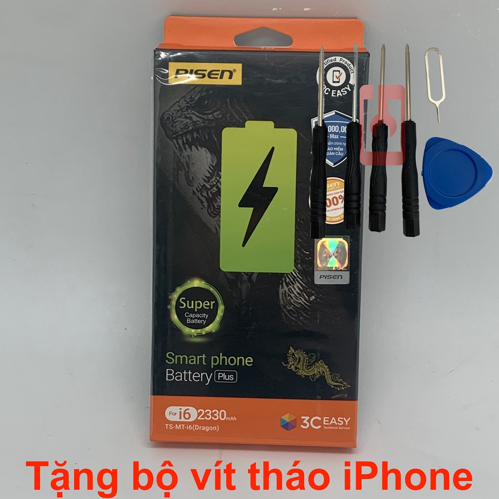 Pin pisenn ip 6 dung lượng siêu cao việt nam