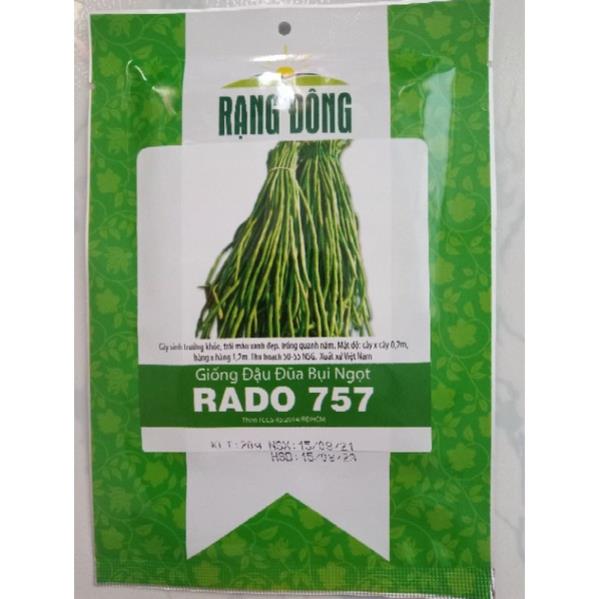 20gr đậu đũa ngọt bụi lùn siêu trái rạng đông