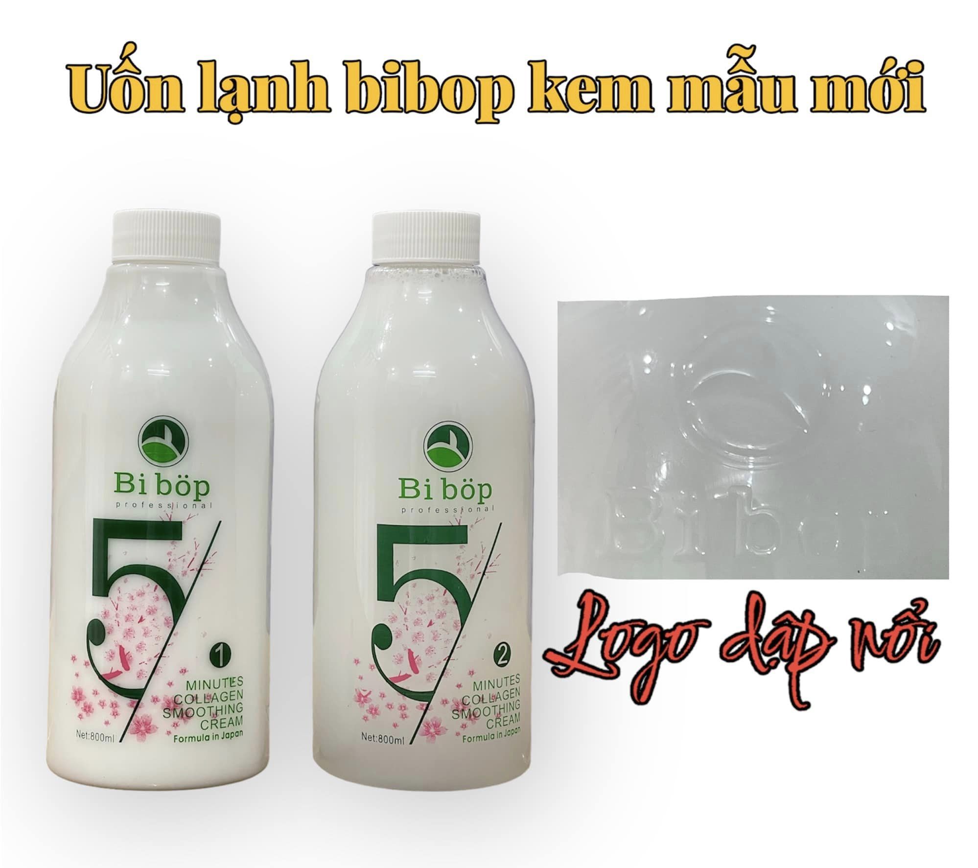 Thuốc uốn lạnh bibop mới 800mlx2 sóng căng, đẩy sóng _ onica
