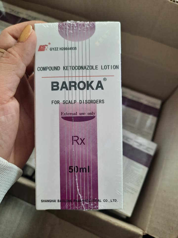 Dầu gội Baroka Hỗ Trợ Da Đầu Gàu Và Nấm 50ml(mẫu mới của Haicneal) date 04/2023