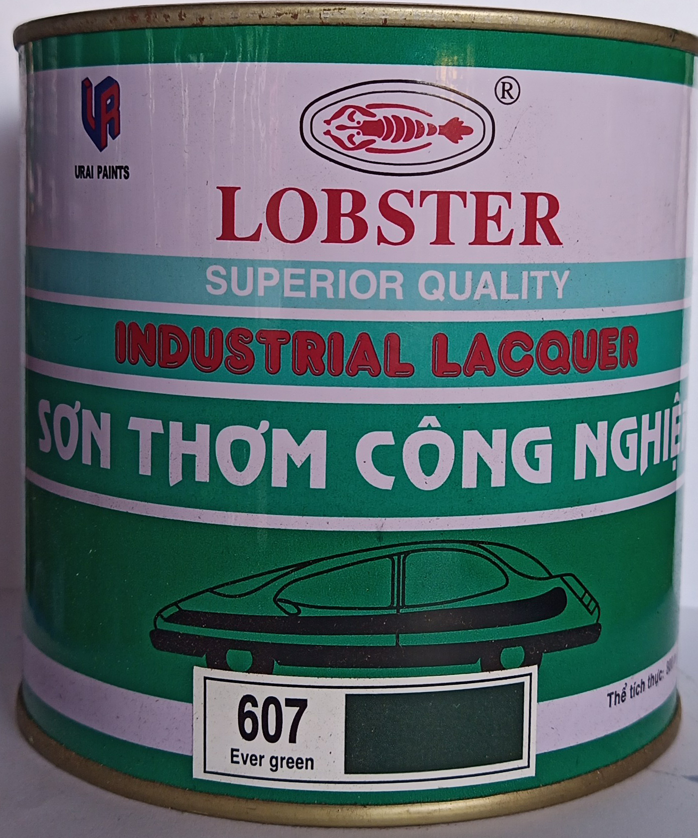 SƠN THƠM CÔNG NGHIỆP LOBSTER 800ML XANH LÁ  ĐẬM (607)