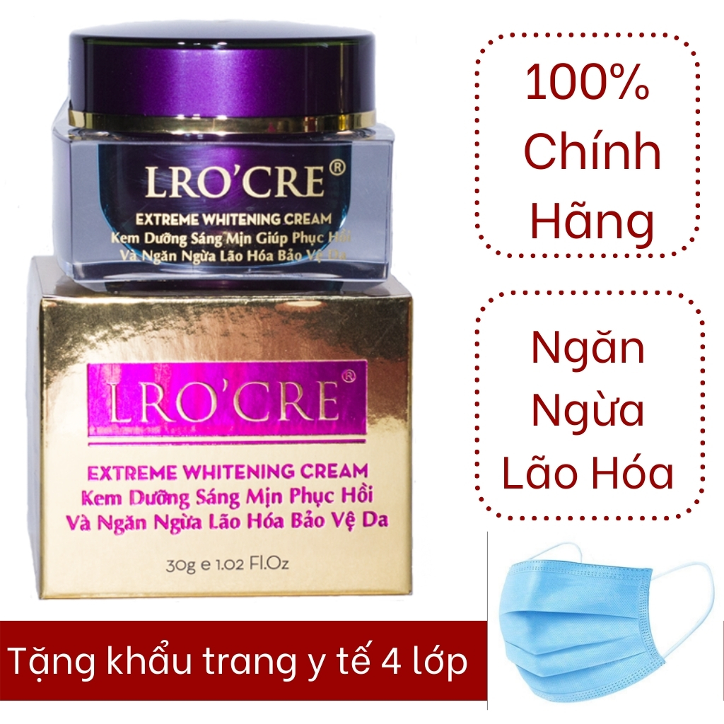 Kem dưỡng da chống lão hóa Lro'Cre giúp da trắng sáng L10
