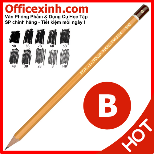 Bút chì Koh I Noor B - Có tem chống giả