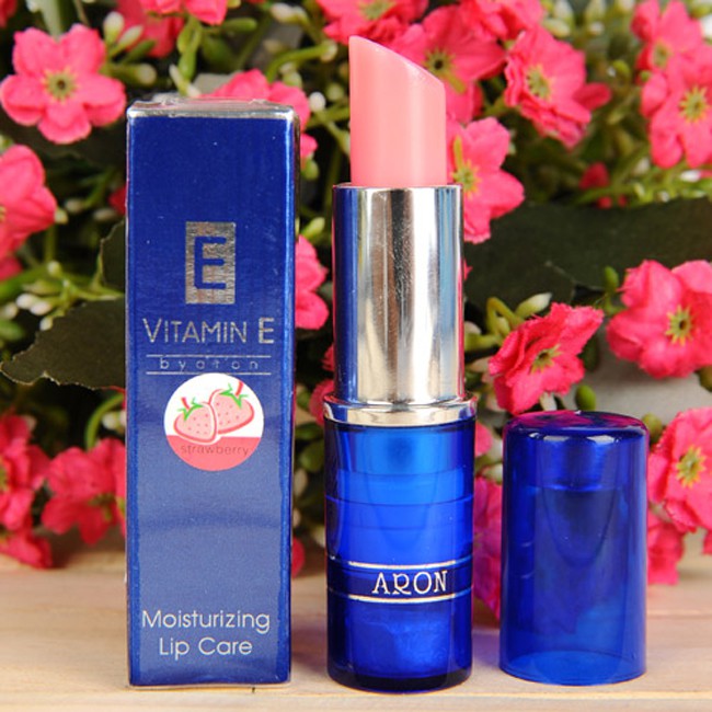 Son dưỡng môi Aron vitamin e Thái Lan, chiết xuất từ các thành phần lành tính, chất lượng đảm bảo an toàn cho người sử dụng, cam kết như mô tả
