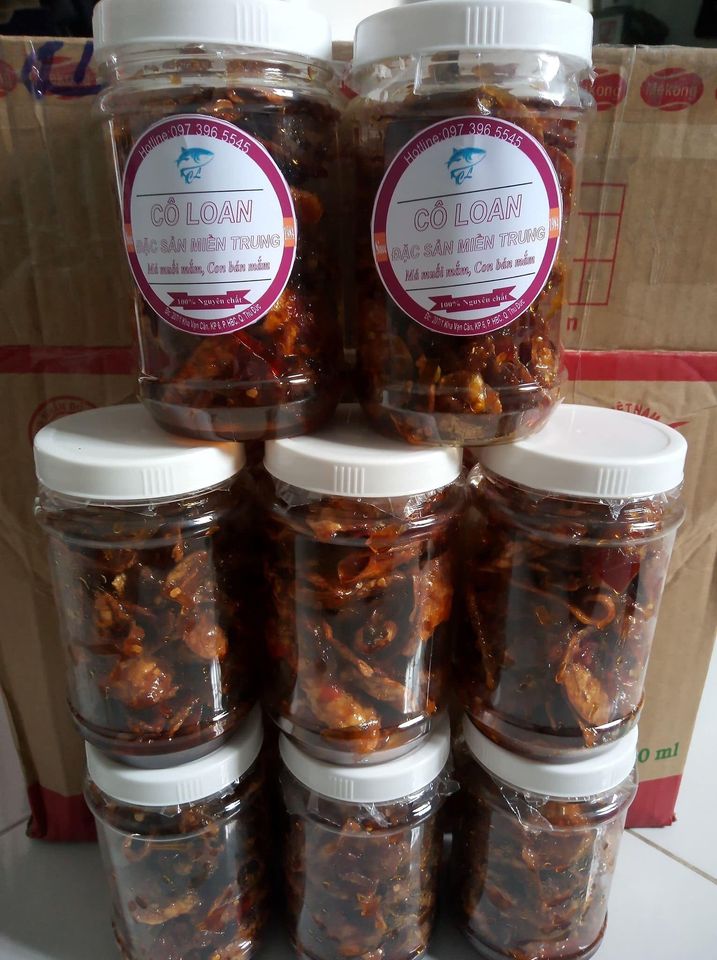 Lọ 0.250g mực rim thơm ngon nhà làm.