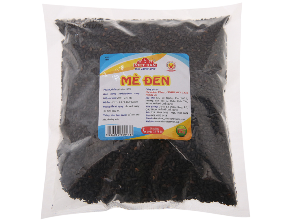 Mè đen 150gr việt san
