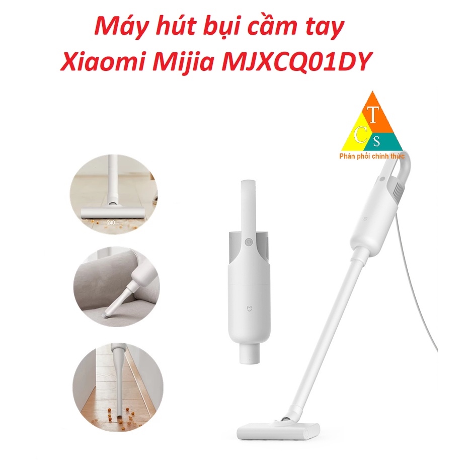 [Mã 1911ELSALE hoàn 7  xu đơn 300K] Máy hút bụi Mijia MJXCQ01DY Xiaomi 2 trong 1 - Hút bụi cầm tay lực hút khỏe 16k Pa